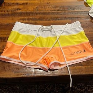 Mens JJ Malibu Swim Trunks size medium